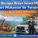 berapa biaya sewa mobil