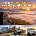 harga jasa rental mobil ke lolai