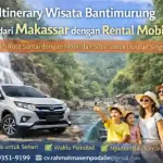 itinerary wisata bantimurung dari makassar