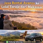 jasa rental avanza ke lolai toraja