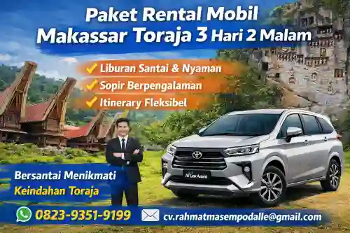 paket rental mobil makassar toraja