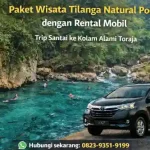 paket wisata tilanga natural pool dengan rental mobil