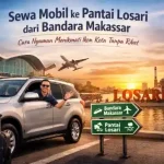Sewa mobil ke Pantai Losari dari bandara