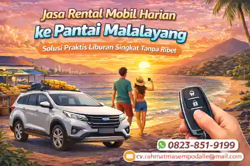 jasa rental mobil harian ke pantai malalayang