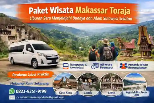paket wisata makassar toraja