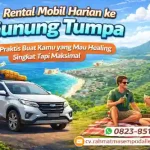 rental mobil harian gunung tumpa