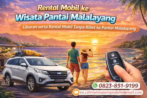 rental mobil ke wisata pantai malalayang