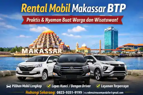 rental mobil makassar btp