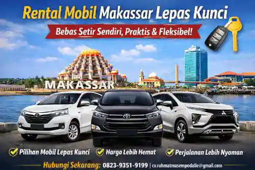 rental mobil makassar lepas kunci