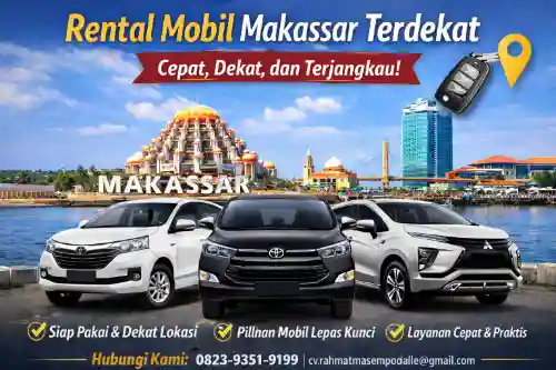 rental mobil makassar terdekat