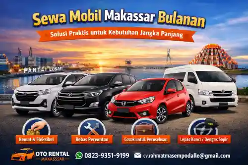 sewa mobil makassar bulanan