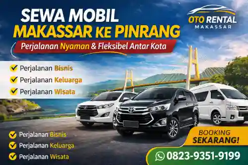 sewa mobil makassar ke pinrang