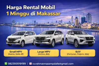 Harga Rental Mobil 1 Minggu