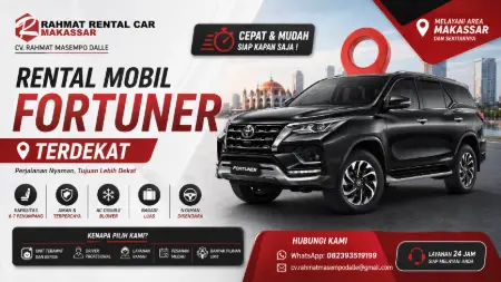 Rental Mobil Fortuner Terdekat