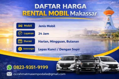 Daftar Harga Rental Mobil Makassar
