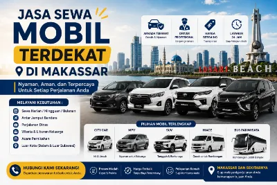 Jasa Sewa Mobil Terdekat di Makassar