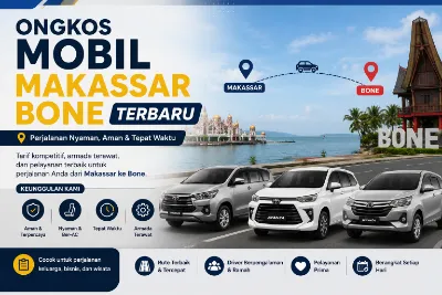Ongkos Mobil Makassar Bone Terbaru