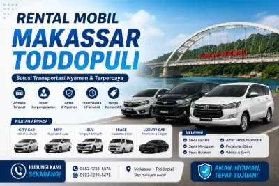 Rental Mobil Makassar Toddopuli