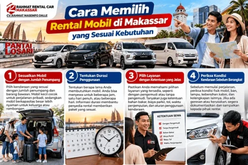 Cara Memilih Rental Mobil di Makassar yang Sesuai Kebutuhan