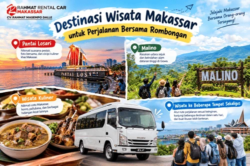 Destinasi Wisata Makassar untuk Perjalanan Bersama Rombongan