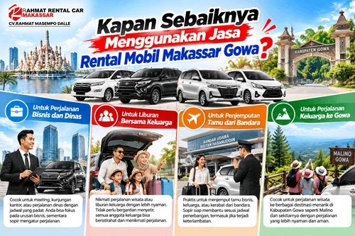 Kapan Sebaiknya Menggunakan Jasa Rental Mobil Makassar Gowa