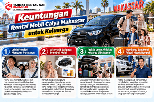 Keuntungan Rental Mobil Calya Makassar untuk Keluarga