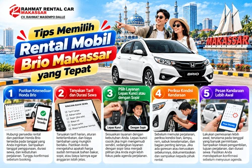 Tips Memilih Rental Mobil Brio Makassar yang Tepat