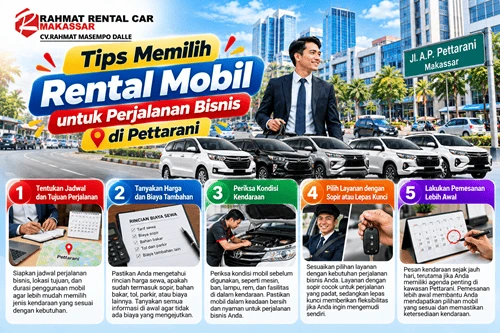 Tips Memilih Rental Mobil untuk Perjalanan Bisnis di Pettarani