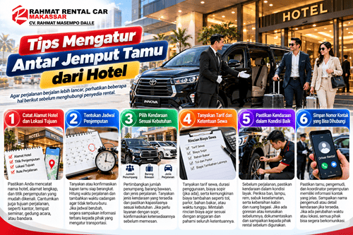 Tips Mengatur Antar Jemput Tamu dari Hotel